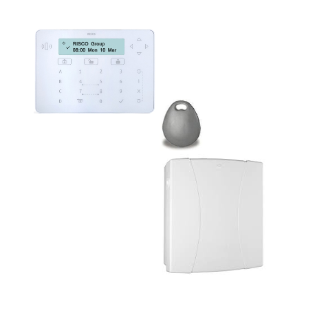 Risco LightSYS - Alarma central cableada conectada con teclado Lector de tarjetas de teclado