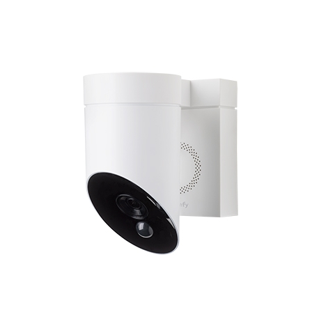 Somfy cámara de vigilancia exterior blanca