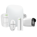 Ajax Home Alarm - IP / GPRS-Alarmpaket mit 4 MP Wifi-Kamera