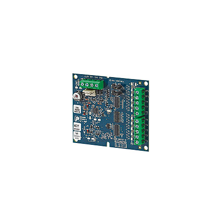 Scheda modulo con 8 uscite transistorizzate da 50mA integrabili nel Flex box