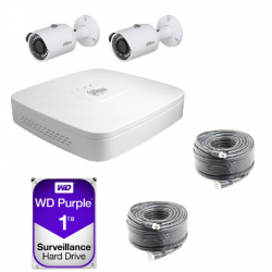 Dahua AHD 720P video surveillance kit 2 cameras