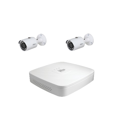 Dahua Video surveillance kit 2 cameras 4 Megapixels