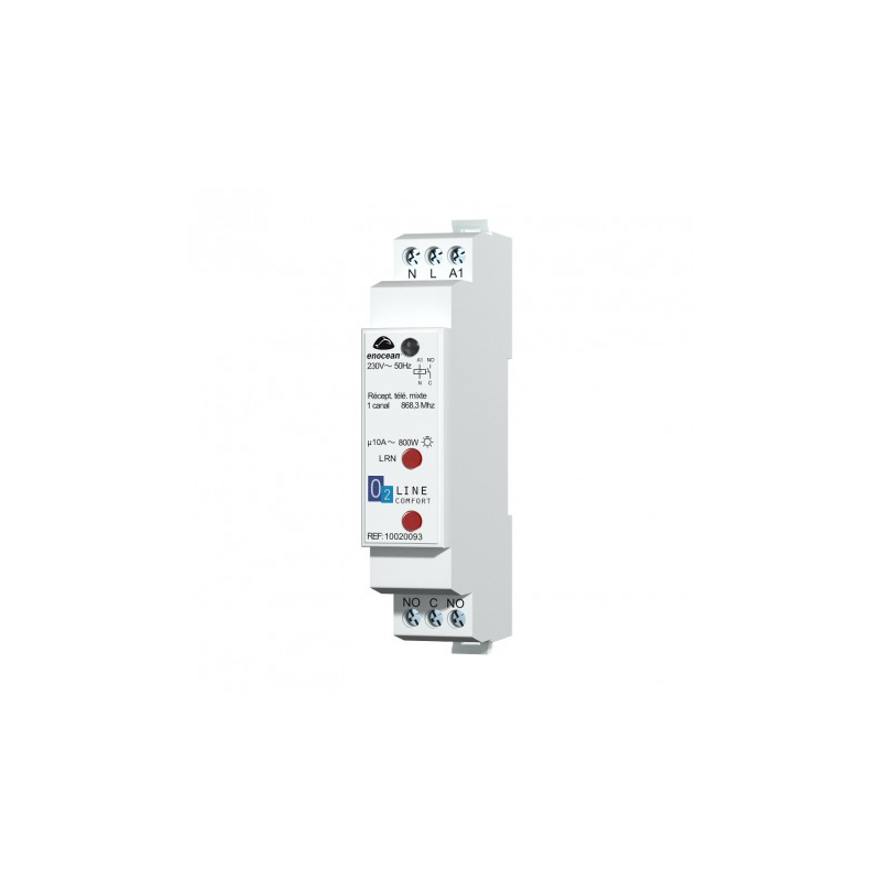 Trio2sys - EnOcean Carril Din con cable radiocontrol mixto Trio2sys - EnOcean Carril Din con cable radiocontrol mixto