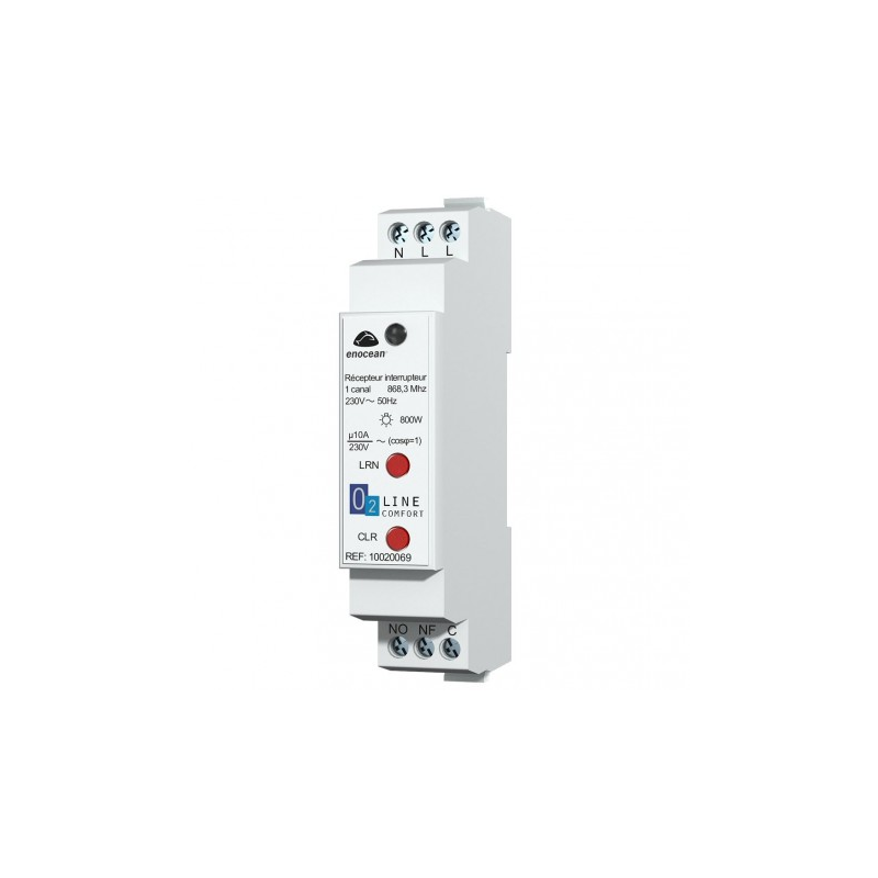 Trio2sys - EnOcean 10A DIN rail switch receiver Trio2sys - EnOcean 10A DIN rail switch receiver