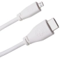 Câble HDMI Raspberry Pi 4 modèle B, Micro HDMI vers HDMI, 1 m, Blanc
