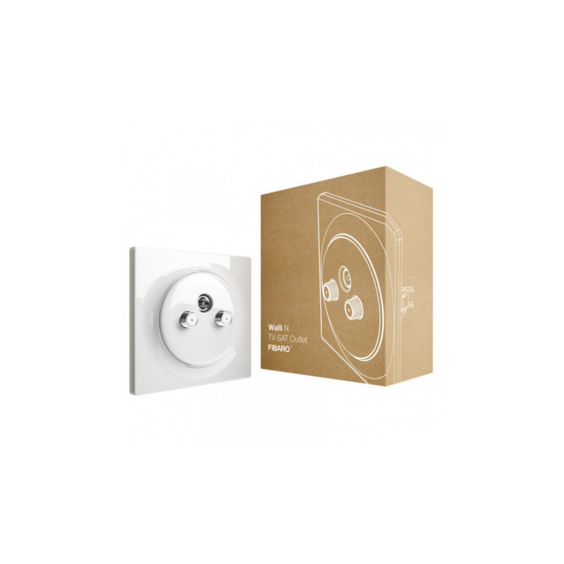 Fibaro FGWTFEU-021 - Toma de pared TV-SAT Fibaro Walli N Toma TV-SAT Fibaro FGWTFEU-021 - Toma de pared TV-SAT Fibaro Walli N Toma TV-SAT