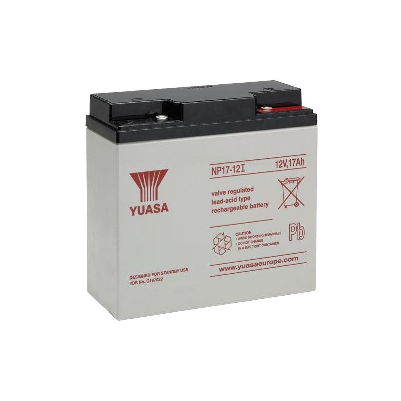 Yuasa NP17-12SI - Batterie alarme 12V 17Ah Yuasa NP17-12SI - Batterie alarme 12V 17Ah