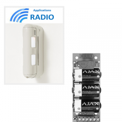 Ajax Optex BX-80NR - Dual IR outdoor radio alarm detector 12X12M anti-animals