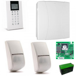 Risco LightSYS 2 - IP wired central alarm unit pack + keyboard + 2 detectors + battery