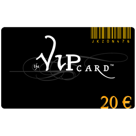 VIP gift card worth 20€