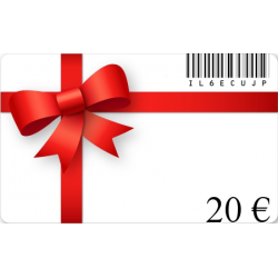 Birthday gift card worth 20€