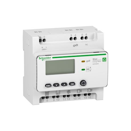 Schneider EER39000 - Contatore di consumo energetico a 5 core