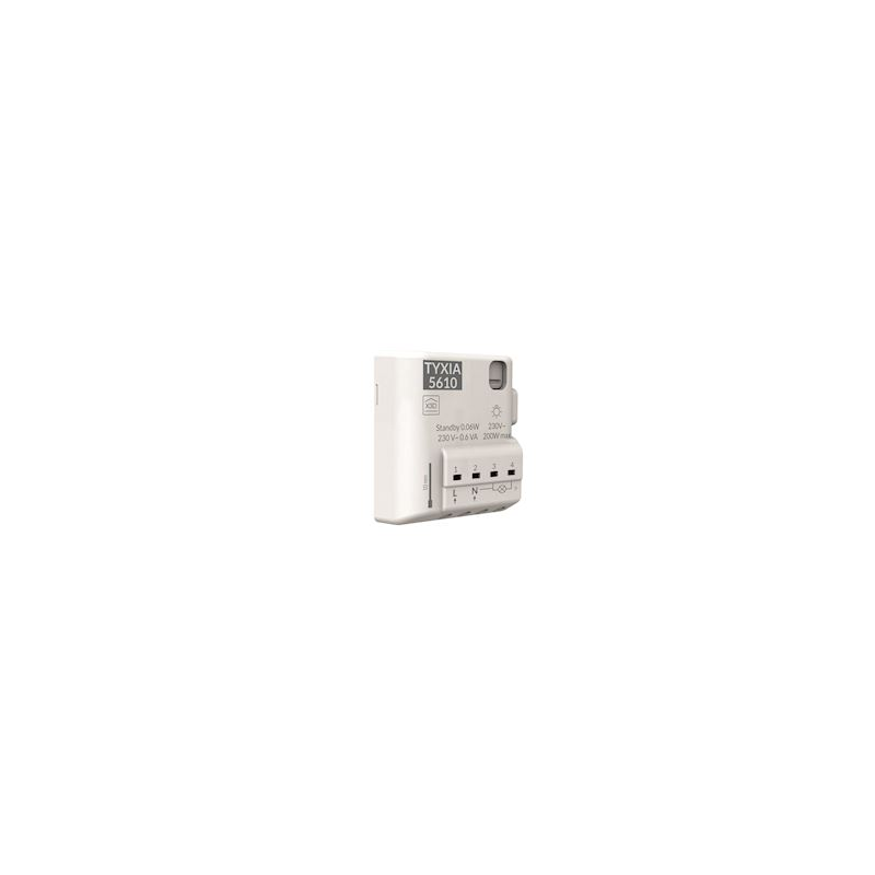 Delta Dore TYXIA 5610 6351400 - Ricevitore X3D con Illuminazione a 1 Via ON/OFF Delta Dore TYXIA 5610 6351400 - Ricevitore X3D con Illuminazione a 1 Via ON/OFF