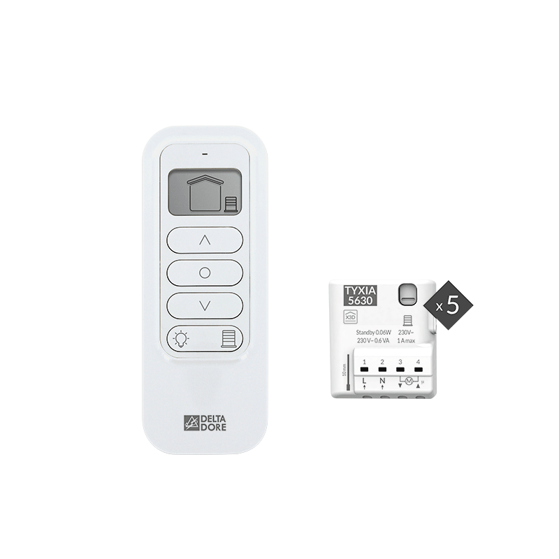 Delta Dore Pack TYXIA 541 - Centralisation des volets roulants par télécommande
