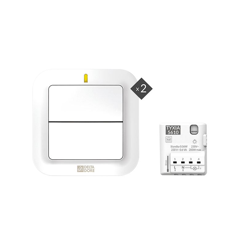 Delta Dore Pack TYXIA 611 - Pack va et vient sans fil Delta Dore Pack TYXIA 611 - Pack va et vient sans fil