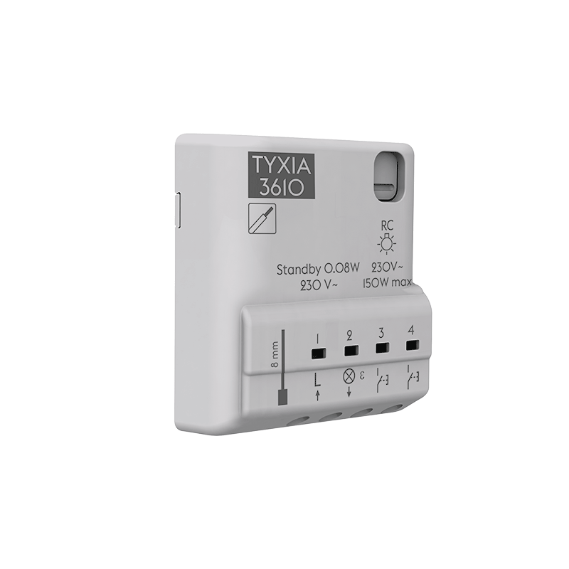 Delta Dore TYXIA 3610 - Receptor cableado con temporizador sin neutro Delta Dore TYXIA 3610 - Receptor cableado con temporizador sin neutro