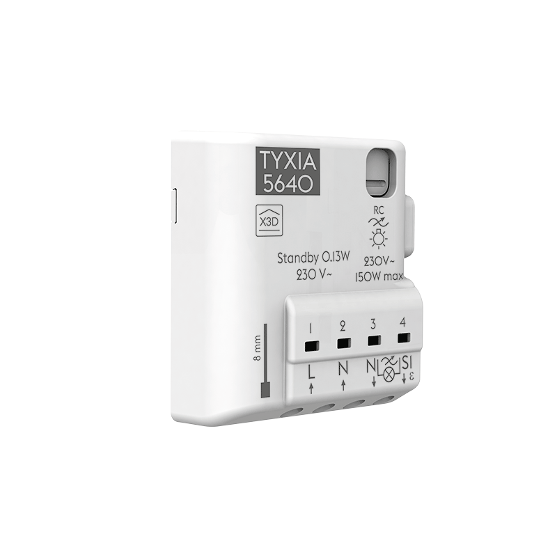 Delta Dore TYXIA 5640 - X3D Dimmlichtempfänger mit Neutralleiter Delta Dore TYXIA 5640 - X3D Dimmlichtempfänger mit Neutralleiter