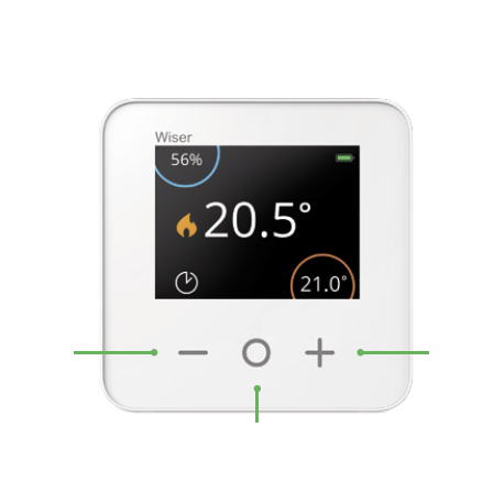 Wiser CCTFR6400 - Thermostat température sur pile