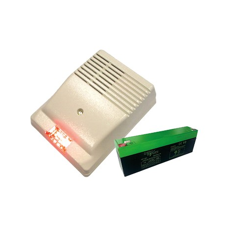 Altec SIREXF - NFA2P kabelgebundene Alarmsirene für den Außenbereich mit Batterieblitz