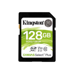 Kingston Canvas Select Plus - Scheda SD da 128 GB