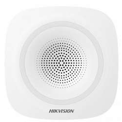 Hikvision DS-PS1-I-WE/BLUE - Alarma de radio para interiores de sirena