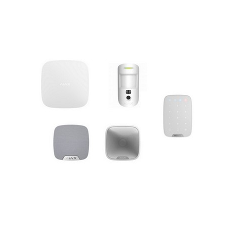 Ajax Kit HUB 2 MotionCam bianco
