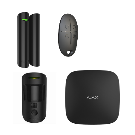 Ajax Starter KIT2-B - kit démarrage levée de doute vidéo noir