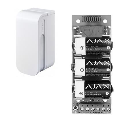 Optex BXS-R Shield White - Détecteur alarme sans fil rideaux extérieur