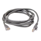 Ethernet cable RJ45, UTP, M/M, CAT5 3M Gray