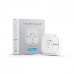 Aeotec ZWA003 - Télécommande 4 boutons Z-Wave Plus Nanomote Quad