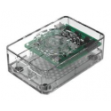 Funda Raspberry Pi 4 Multicomp Pro transparente botón de encendido integrado