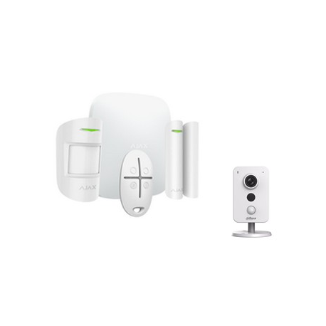 Ajax Starter Kit - White Ajax StarterKit alarm with Dahua camera