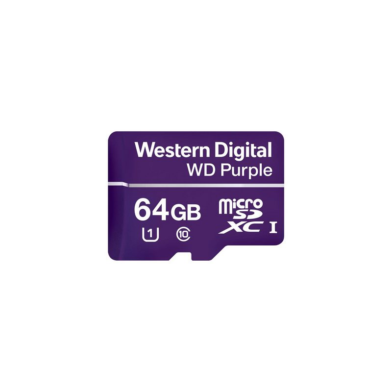 WD Purple - Carte mémoire flash 64 GO WD Purple - Carte mémoire flash 64 GO