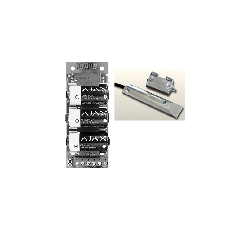 Ajax alarm contact garage door floor shoe