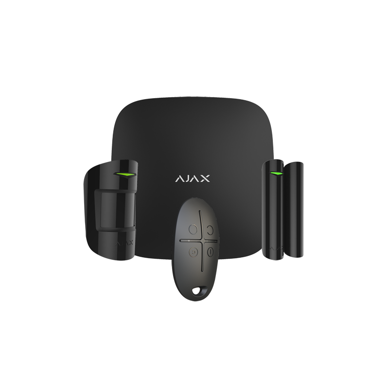 Alarme Ajax - Alarme Ajax Starter Kit HUB 2 noir IP / GSM Alarme Ajax - Alarme Ajax Starter Kit HUB 2 noir IP / GSM