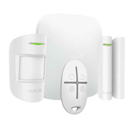 Alarma Ajax - Kit de inicio de alarma Ajax HUB2 blanco IP / GSM