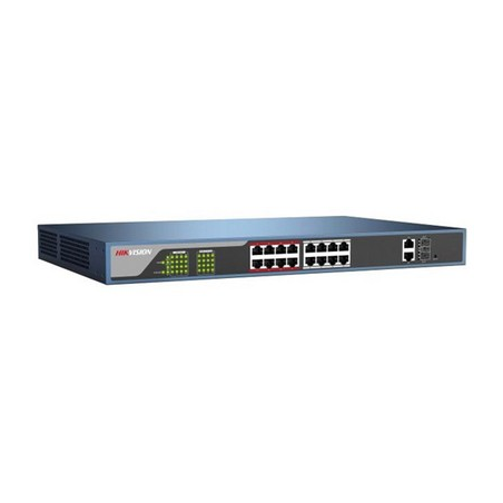 Hikvision DS-3E0318P-E - Switch 16 porte POE