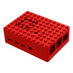 Boitier Lego rouge Raspberry Pi 4