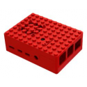 Custodia Lego Raspberry Pi 4 rossa