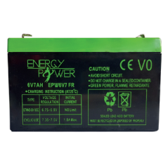 Potenza energetica - Batteria 6V 7Ah