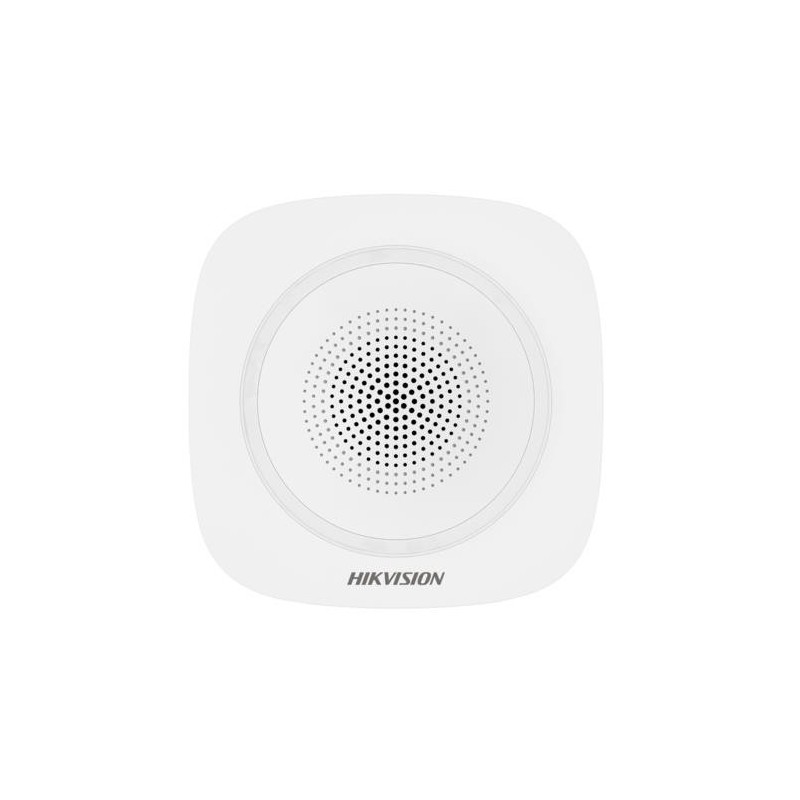 Hikvision DS-PS1-I-WE/RED - Sirena di allarme radio per interni