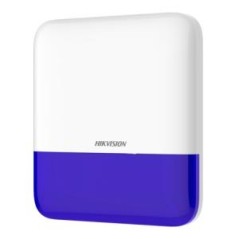 Hikvision DS-PS1-E-WE/Blue - Sirena di allarme esterna radio flash blu