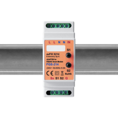 EUTONOMY S214 - euFIX DIN-Adapter für Fibaro FGS-214 mit Tasten