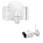 Ajax Starter Kit HUB 2 Plus Alarm - Drahtloser Alarm mit 4 Megapixel IP-Kamera Ajax Starter Kit HUB 2 Plus Alarm - Drahtloser Alarm mit 4 Megapixel IP-Kamera