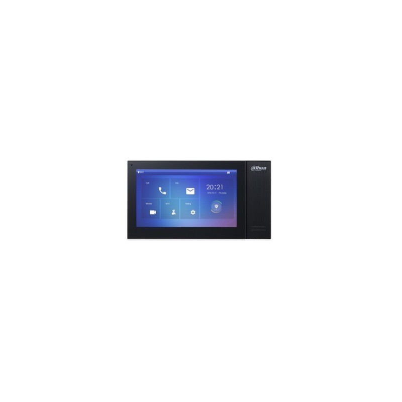 Dahua VTH2421FB-P - Monitor de videoportero POE negro Dahua VTH2421FB-P - Monitor de videoportero POE negro