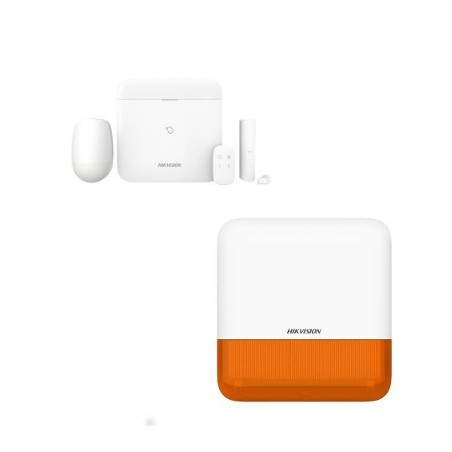 Hikvision AX Pro Starter KIt - Sirena exterior Alarm Pro WIFI IP 3G/4G