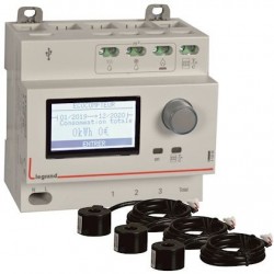 Eco-meter Legrand 412031 - Eco-meter with 3 closed toroids 60A