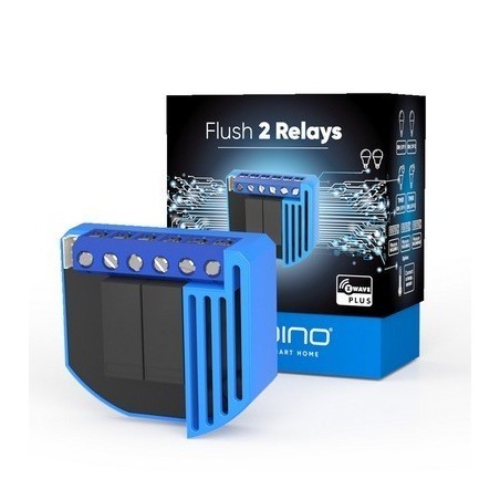 Qubino ZMNHBD1 - micro-modulo interruttore a 2 relè e conso-meter Z-wave Più ZMNHBD1