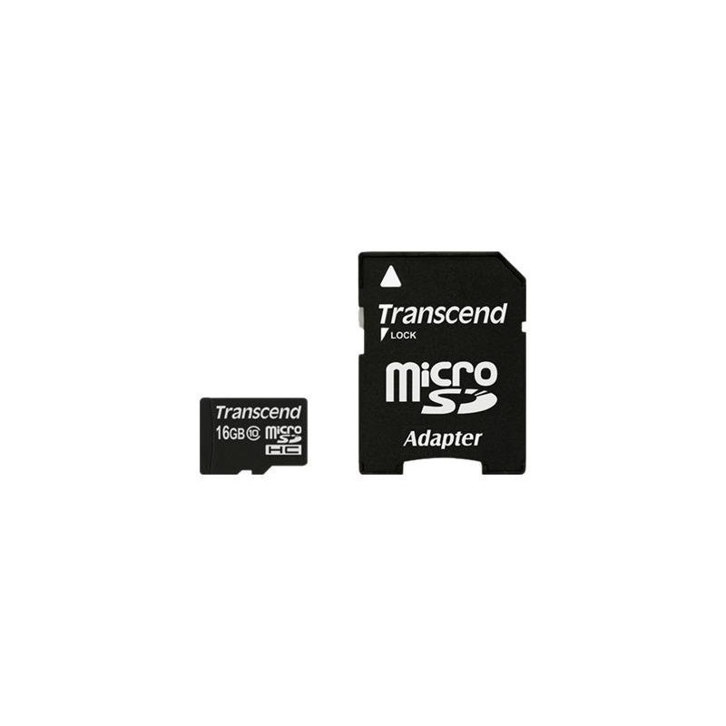 Transcend TS16GUSDHC10 - Tarjeta de memoria flash clase 10 de 16GB Transcend TS16GUSDHC10 - Tarjeta de memoria flash clase 10 de 16GB