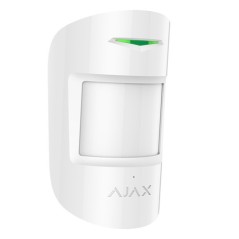 Alarme Ajax COMBIPROT-W - Détecteur PIR et bris de vitre blanc
